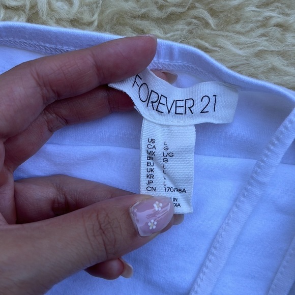 4 FOR $25 - NWOT White Ribbed Halter Top - Picture 5 of 5